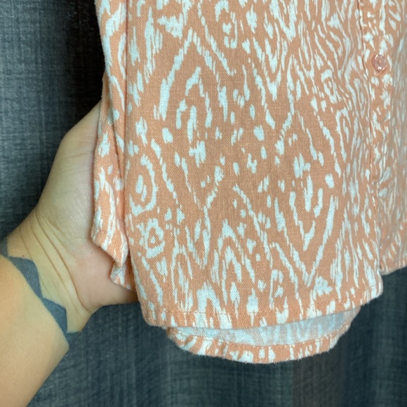 Ecothreads Women’s Sleeveless Button Down Small - Picture 2 of 5